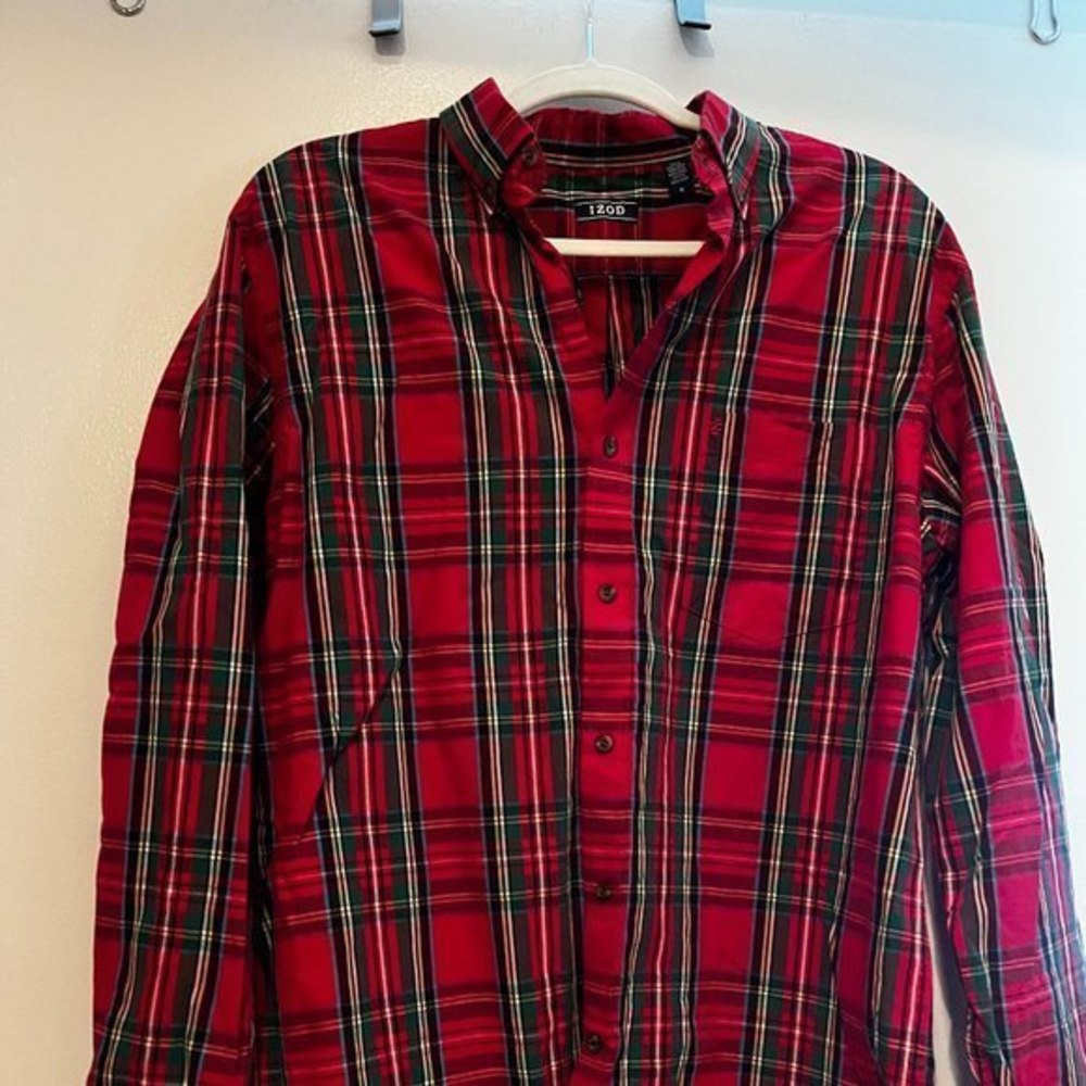 Izod Collared Button-Down Shirt‎ – Size Medium